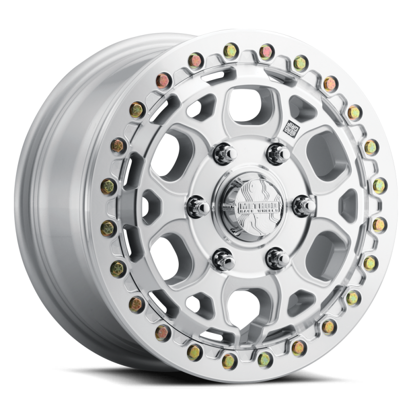 Method MR416 Beadlock 15x7 / 6x5.5 / 74mm Offset / 78.30mm Bore - Machined Clear Coat Wheel