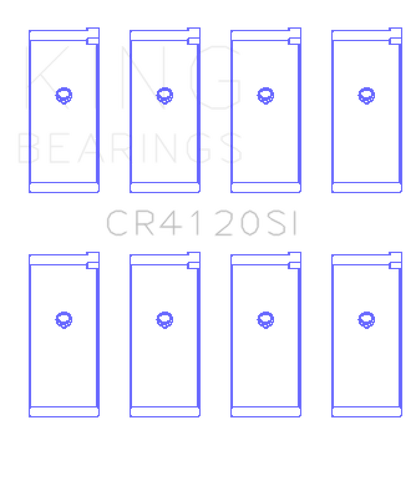 King Engine Bearings Mitsubishi 4G63/64 DOHC (Size +0.5) Rod Bearing Set