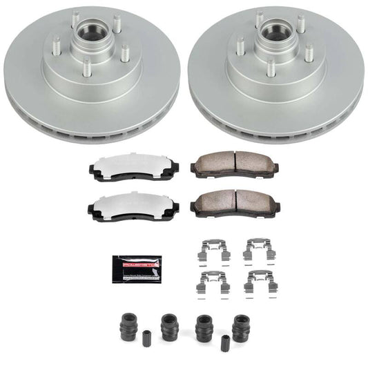 Power Stop 10-11 Ford Ranger Front Z36 Coated Truck & Tow Brake Kit