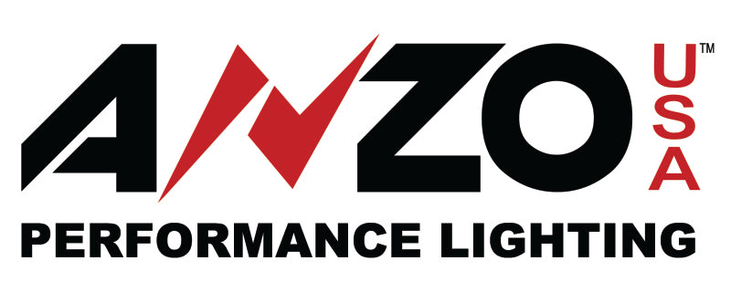 ANZO 1999-2006 GMC Sierra 1500 Projector Headlights w/ U-Bar Black