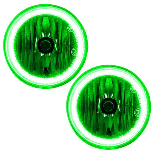 Oracle 05-10 Chrysler 300C Pre-assembled Halo Fog Lights - Green
