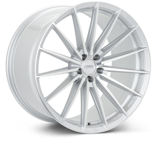 Vossen HFX-4 19x8.5 - 5x112 - ET30 - Flat - 66.5 - Silver Polished Wheel