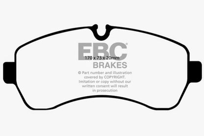 EBC 07+ Dodge Sprinter 3500 Ultimax2 Front Brake Pads