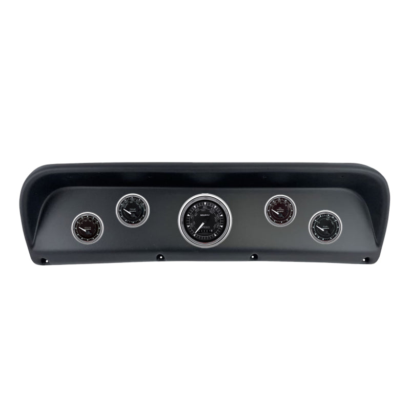 Autometer Chrono Chrome Direct Fit Dash Kit 67-72 Ford F100 (1 x 3-3/8in. / 4 x 2-1/16in.)