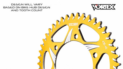 Vortex Racing 47 Tooth 520 Rear Sprocket - Gold