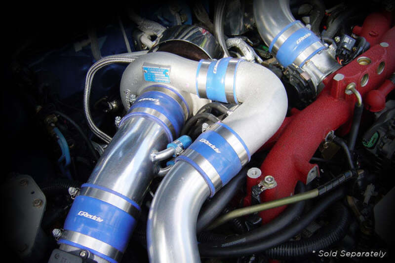 GReddy 100mm x 100mm Silicone Straight Hose - Blue