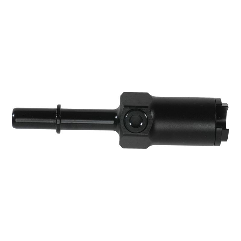 DeatschWerks 3/8in EFI Quick Connect Gauge Adapter 1/8in NPT Gauge Port