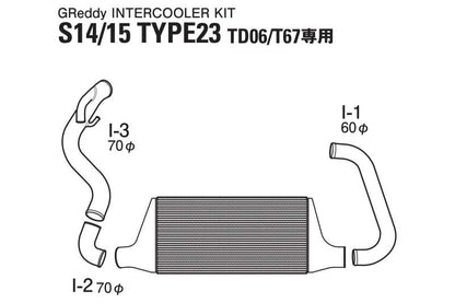 GReddy Nissan 240SX Trust Intercooler T-23F S14/S15