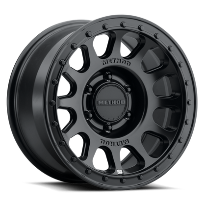 Method MR709 HD Bead Grip 17x 8.5in / ET0 / 6x5.5 BP / 106.25mm Bore - Black Wheel