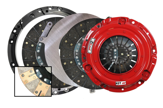 McLeod Racing RST HD Twin - For Small Diameter Flywheel - Black Ring - 1-1/8 x 10 Spline