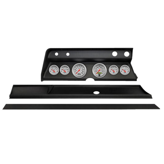 Autometer Ultra-Lite Direct Fit Dash Kit 1966 Chevy Chevelle (2 x 3-3/8in. / 4 x 2-1/16in.)
