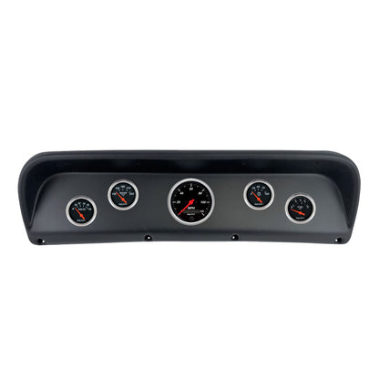 Autometer Designer Black Direct Fit Dash Kit 67-72 Ford F100 (1 x 3-3/8in. / 4 x 2-1/16in.)