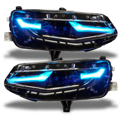 Oracle 19-21 Chevy Camaro LS/LT RGB+A Headlight DRL  Kit - ColorSHIFT w/ BC1 Controller