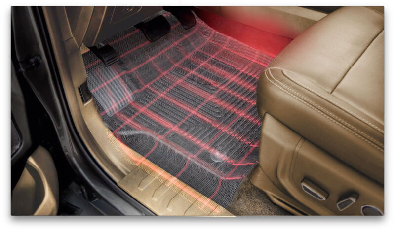 Husky Liners 2017 Chrysler Pacifica (Stow and Go) WeatherBeater 2nd Row Black Floor Liners