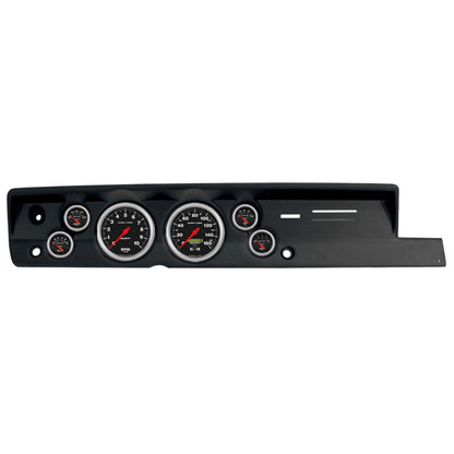 Autometer 67-69 Plymouth Cuda w/ Heat Direct Fit 6 Gauge Dash Kit (5in x2 & 2 1/16in x4)