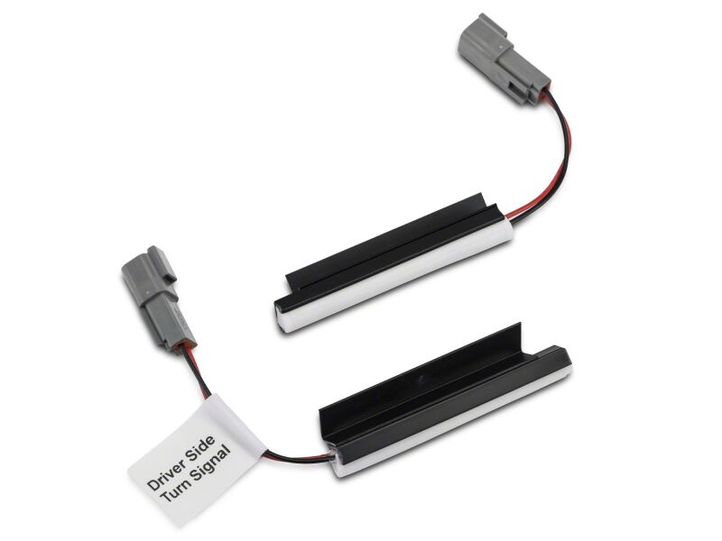 Raxiom 15-17 Ford Mustang GT Axial Series Hood Mount Turn Signal Kit- Amber LED