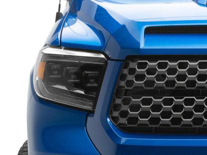 Raxiom 14-21 Toyota Tundra CXR Series LED Headlights- Black Housing- Clear Lens