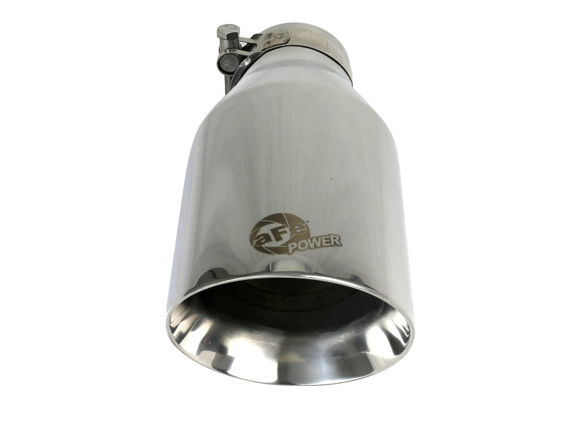 aFe MACH Force-Xp Universal Exhaust Tip 2-1/2 IN Inlet x 4-1/2 IN Outlet x 9 IN L