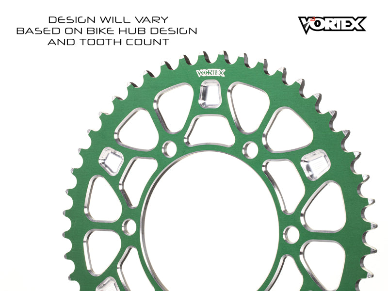 Vortex Racing V4 40 Tooth 420 Rear Sprocket - Green
