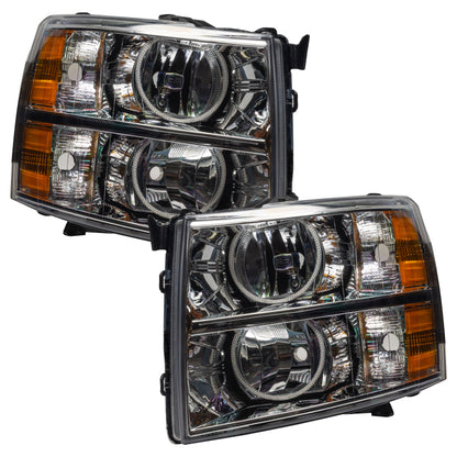 Oracle 07-13 Chevrolet Silverado SMD HL - Round Style - ColorSHIFT w/ Simple Controller