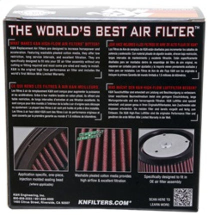 K&N S&S FILTER 6in OD x 4-5/8in ID x 2-3/16in H Replacement Filter for Harley-Davidson
