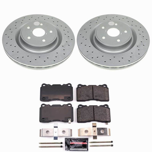 Power Stop 2021 Subaru WRX Front Z23 Coated Brake Kit