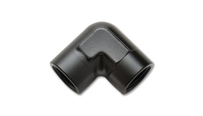 Vibrant 1/2in NPT 90 Degree Female Pipe Coupler Fitting
