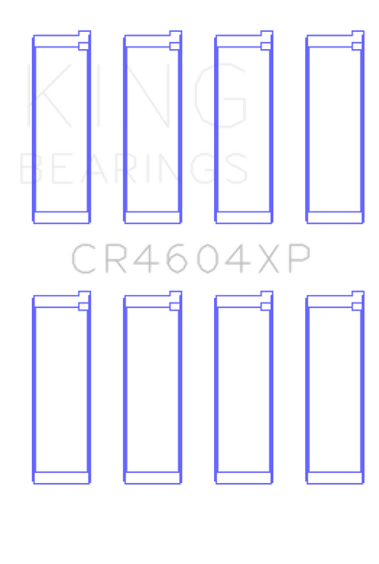 King 07-09 Mazdaspeed 3 L3-VDT MZR DISI (t) Duratec High Performance Rod Bearing Set - Size STDX