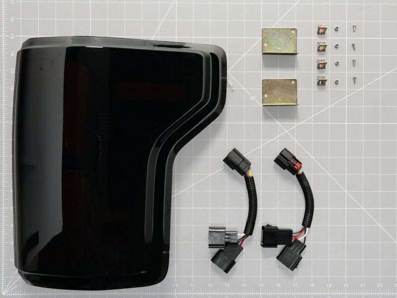 Raxiom15-20 Ford F-150 LDS Series LED Tail Lights- Black Housing- Clear Lens