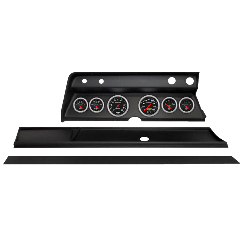Autometer Sport-Comp Direct Fit Dash Kit 1966 Chevy Chevelle (2 x 3-3/8in. / 4 x 2-1/16in.)