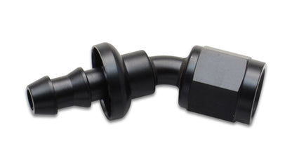 Vibrant Push-On 30 Degree Hose End Elbow Fitting Size -4AN