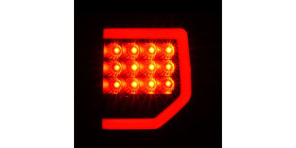 Raxiom 07-13 Toyota Tundra Axial Series Dual C-Shape LED Tail Lights- Black Housing- Clear Lens