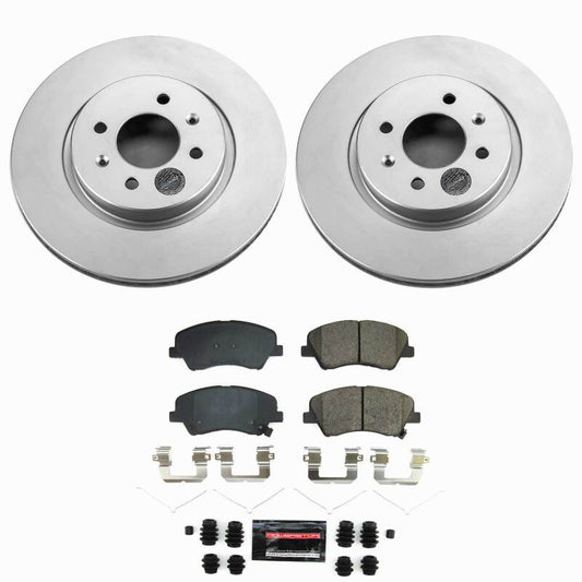 Power Stop 18-22 Hyundai Accent Front Z23 Coated Brake Kit