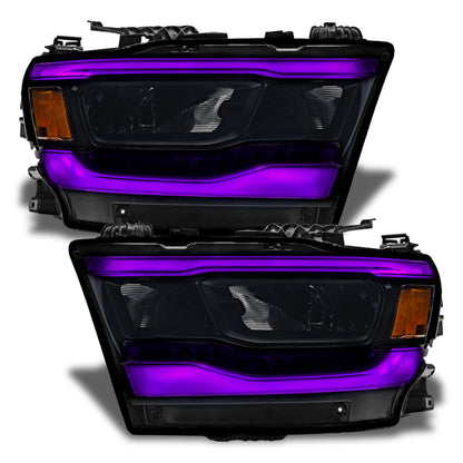 Oracle 19-21 Dodge RAM 1500 Reflector LED Headlight DRL Kit - w/Simple Controller