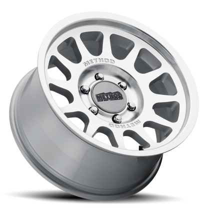 Method MR703 Bead Grip 18x9 12mm Offset 6x5.5 106.25mm CB - Machined Clear Coat