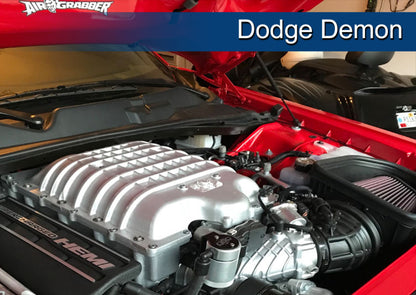 J&L 15-25 Dodge Hellcat/Demon 6.2L Hemi Passenger Side Oil Separator 3.0 - Clear Anodized
