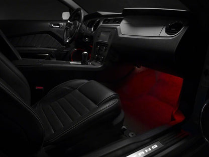 Raxiom 05-14 Ford Mustang LED Footwell Lighting Kit- Red