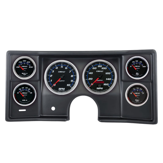 Autometer Cobalt Direct Fit Dash Kit 78-81 Malibu / El Camino / Montecarlo (2 x 5in. / 4 x 2-5/8in.)