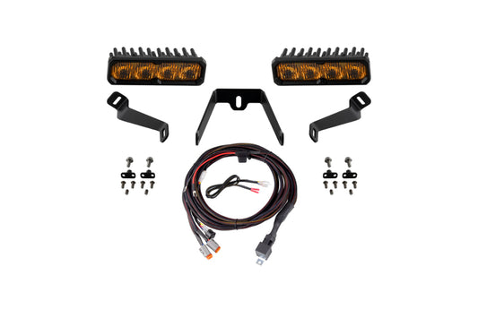 Diode Dynamics 2015-2017 Subaru WRX SS6 Pro LED Kit Yellow Fog 3000K