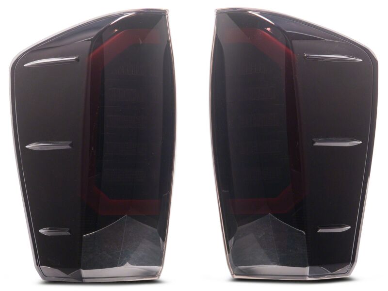 Raxiom 16-23 Toyota Tacoma Axial Series LED Tail Lights- Black Housing- Smoked Lens