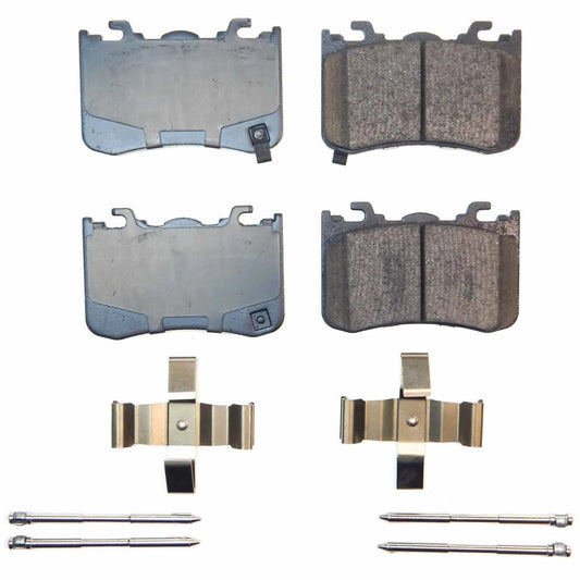 Power Stop 2024 Ford Mustang Rear Z17 Evo Ceramic Brake Pad w/Hardware