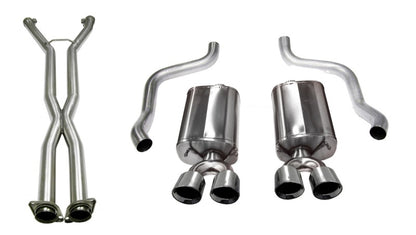 Corsa 09-13 Chevrolet Corvette C6 6.2L V8 LS3 (Manual) 2.5in Sport Cat-Back Exhaust