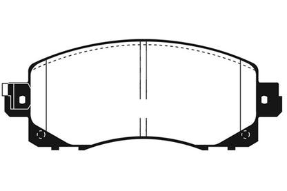 EBC 2022+ Subaru WRX 2.4T Yellowstuff Front Brake Pads