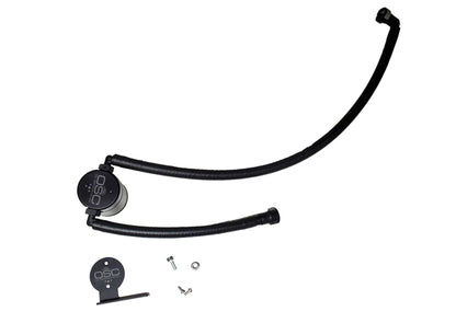 J&amp;L 20-25 Chevrolet Corvette 6.2L LT2 Targa Top Passenger Side Oil Separator 3.0 - Black Anodize