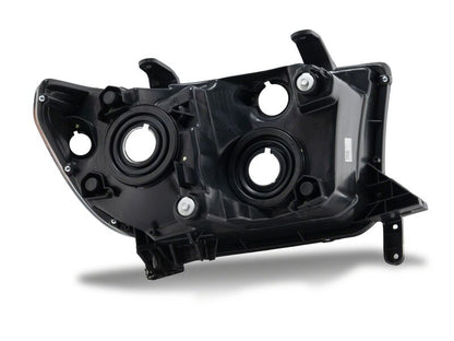 Raxiom 07-13 Toyota Tundra OEM Style Headlights- Black Housing- Clear Lens