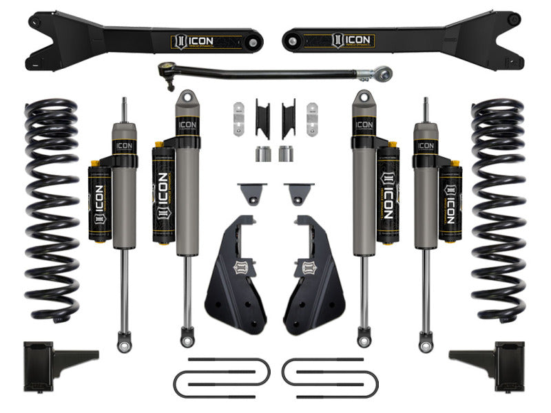 ICON 17-19 Ford F250/F350 4.5in Stage 4 Suspension System w/ Radius Arm