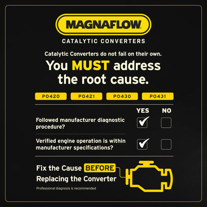MagnaFlow 16-19 Buick Encore 1.4L California Grade CARB Compliant Direct-Fit Catalytic Converter