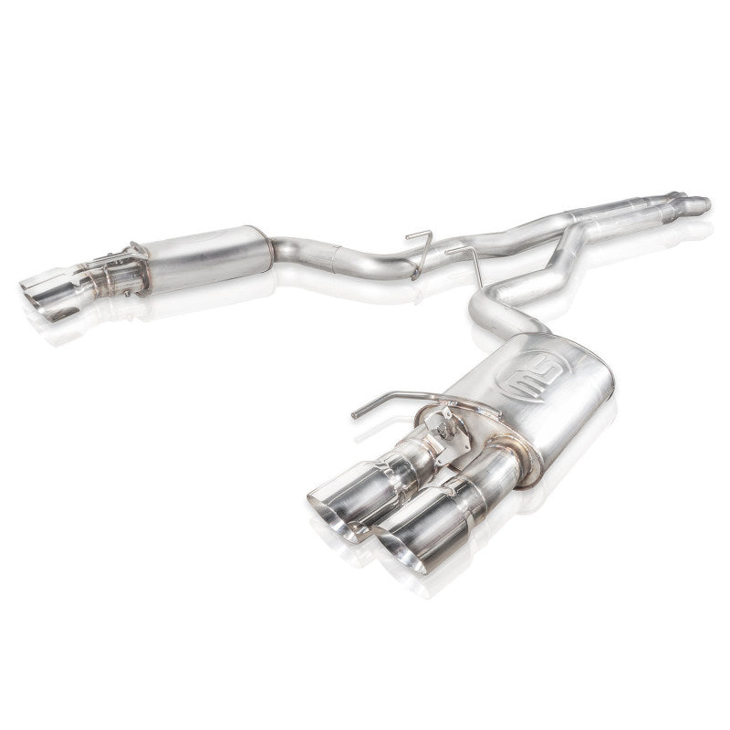 Stainless Works 18+ Ford Mustang GT Redline Cat-Back Performance Connect X-Pipe w/ Active Valves