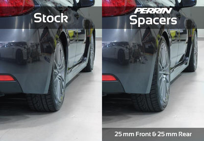 PERRIN 02-14 Subaru WRX / 2004 STI / 13-26 BRZ & Toyota GR86 30mm Wheel Spacers 5x100 56mm CB - Pair