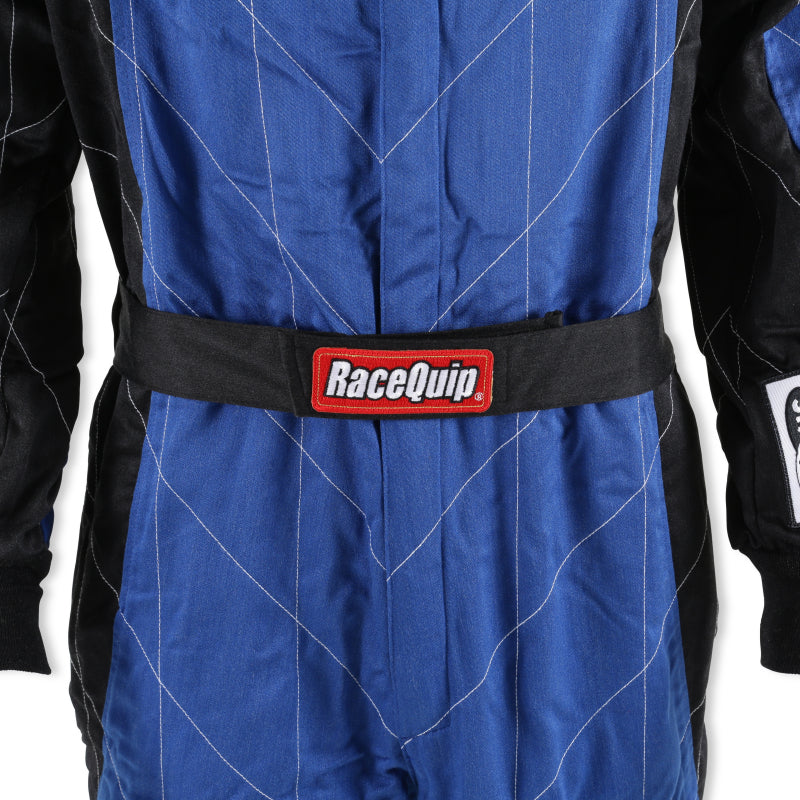RaceQuip Blue Chevron-5 Suit SFI-5 - Medium